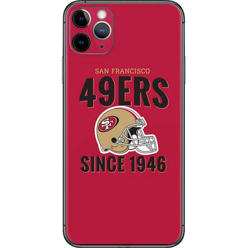 NFL San Francisco 49ers Helmet iPhone 11 Pro Max Skin