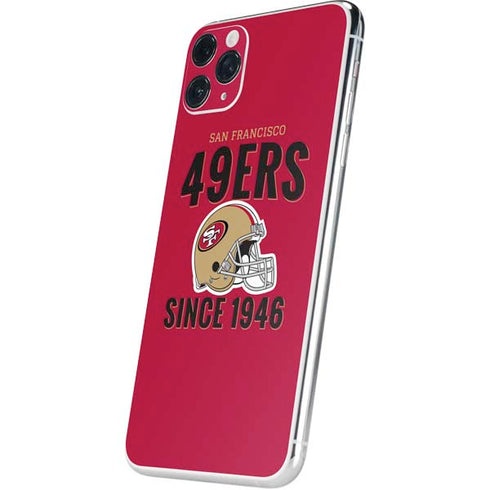 NFL San Francisco 49ers Helmet iPhone 11 Pro Max Skin