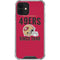 NFL San Francisco 49ers Helmet iPhone 12 Clear Case