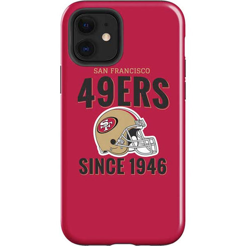 NFL San Francisco 49ers Helmet iPhone 12 Impact Case