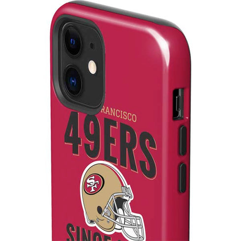 NFL San Francisco 49ers Helmet iPhone 12 Impact Case