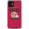 NFL San Francisco 49ers Helmet iPhone 12 Mini Clear Case