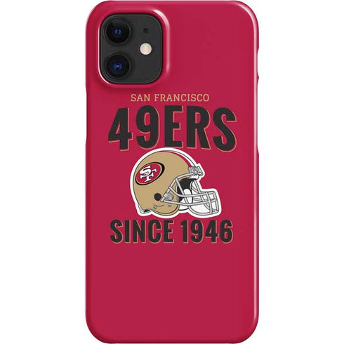 NFL San Francisco 49ers Helmet iPhone 12 Mini Lite Case