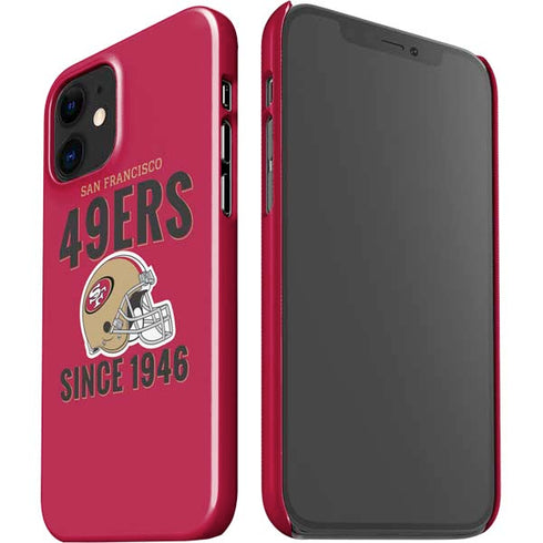 NFL San Francisco 49ers Helmet iPhone 12 Mini Lite Case