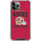 NFL San Francisco 49ers Helmet iPhone 12 Pro Clear Case