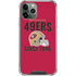 NFL San Francisco 49ers Helmet iPhone 12 Pro Clear Case