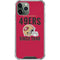 NFL San Francisco 49ers Helmet iPhone 12 Pro Max Clear Case