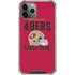 NFL San Francisco 49ers Helmet iPhone 12 Pro Max Clear Case