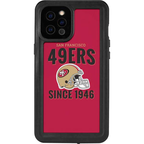 NFL San Francisco 49ers Helmet iPhone 12 Pro Max Waterproof Case