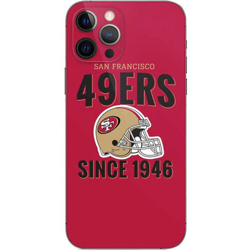 NFL San Francisco 49ers Helmet iPhone 12 Pro Skin
