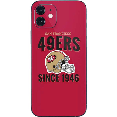 NFL San Francisco 49ers Helmet iPhone 12 Skin