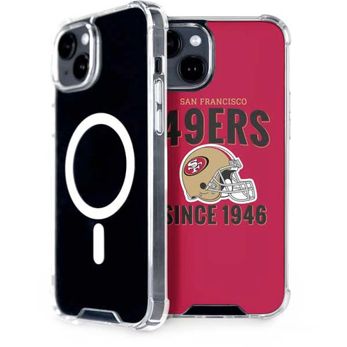 NFL San Francisco 49ers Helmet iPhone 13 MagSafe Case