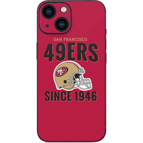 NFL San Francisco 49ers Helmet iPhone 13 Mini Skin