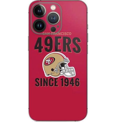 NFL San Francisco 49ers Helmet iPhone 13 Pro Skin