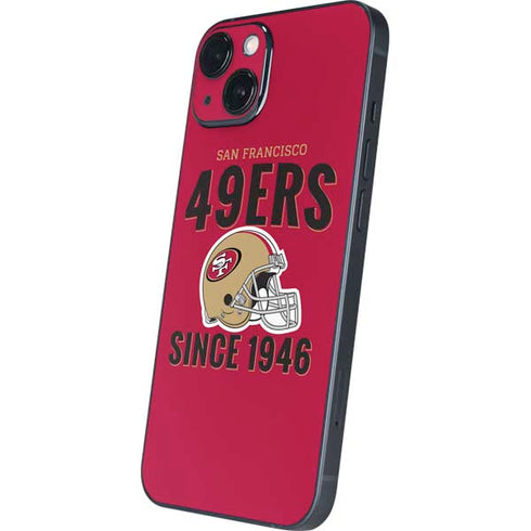 NFL San Francisco 49ers Helmet iPhone 15 Plus Skin