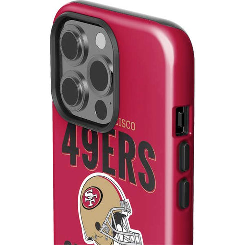 NFL San Francisco 49ers Helmet iPhone 15 Pro Impact Case