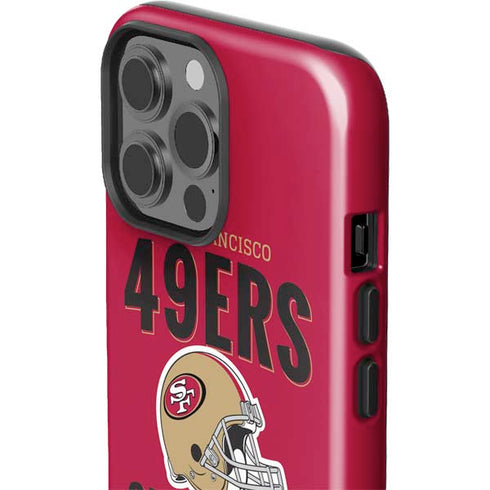 NFL San Francisco 49ers Helmet iPhone 15 Pro Max Impact Case