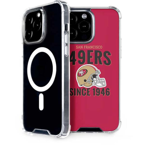 NFL San Francisco 49ers Helmet iPhone 15 Pro Max MagSafe Case