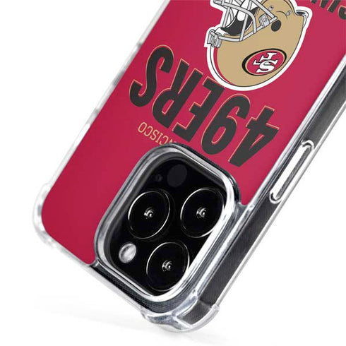 NFL San Francisco 49ers Helmet iPhone 15 Pro Max MagSafe Case