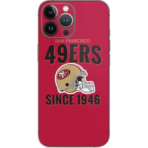 NFL San Francisco 49ers Helmet iPhone 14 Pro Max Skin