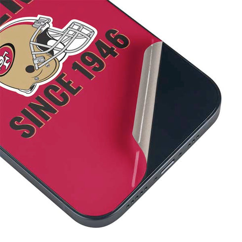 NFL San Francisco 49ers Helmet iPhone 14 Skin