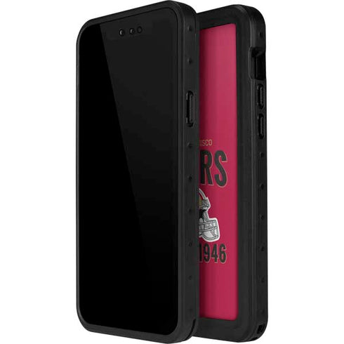 NFL San Francisco 49ers Helmet iPhone 15 Plus Waterproof Case