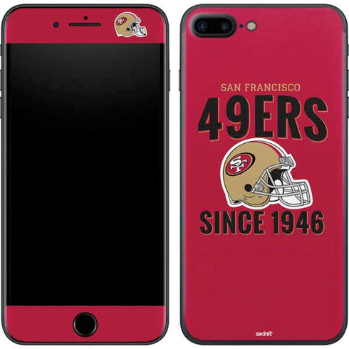 NFL San Francisco 49ers Helmet iPhone 8 Plus Skin