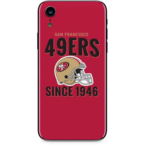 NFL San Francisco 49ers Helmet iPhone XR Skin