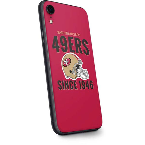 NFL San Francisco 49ers Helmet iPhone XR Skin