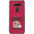NFL San Francisco 49ers Helmet LG K51/Q51 Clear Case