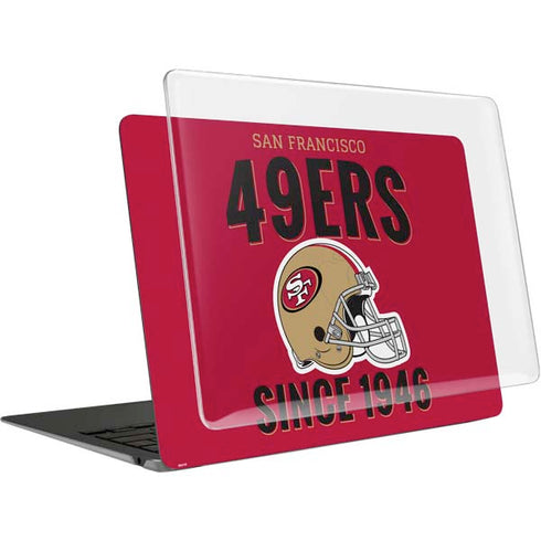 NFL San Francisco 49ers Helmet MacBook Air 15in (2023-2025) Case plus Skin