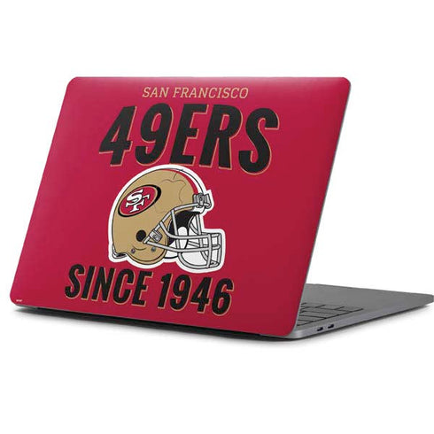 NFL San Francisco 49ers Helmet Apple MacBook Pro 13-inch Skin