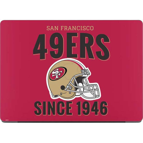 NFL San Francisco 49ers Helmet MacBook Pro 14in (2021-24) Skin