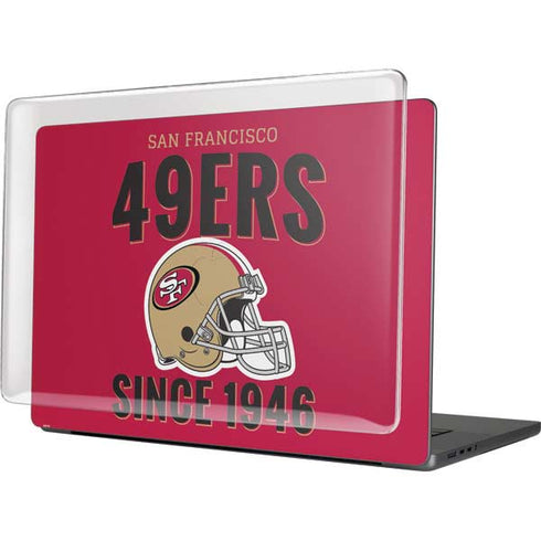 NFL San Francisco 49ers Helmet MacBook Pro 16in (2021-25) Case plus Skin