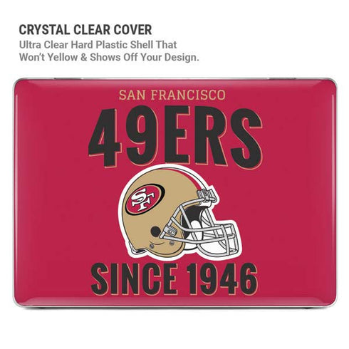 NFL San Francisco 49ers Helmet MacBook Pro 16in (2021-25) Case plus Skin