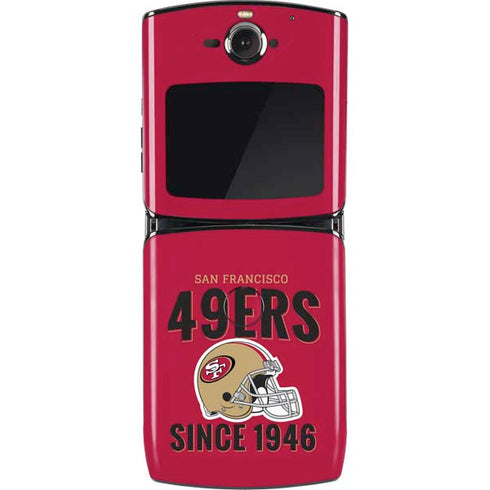 NFL San Francisco 49ers Helmet Motorola RAZR Skin