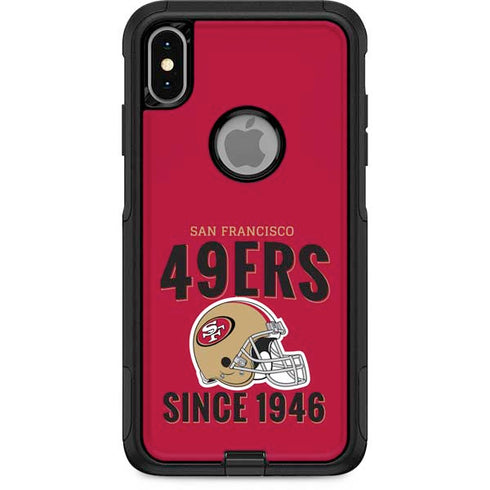 NFL San Francisco 49ers Helmet Otterbox Commuter iPhone Skin