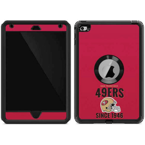 NFL San Francisco 49ers Helmet Otterbox Defender iPad Skin