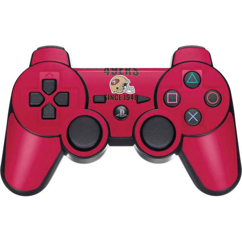 NFL San Francisco 49ers Helmet PS3 Dual Shock wireless controller Skin