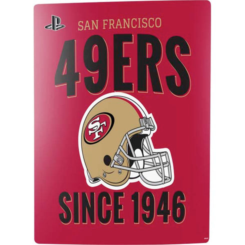 NFL San Francisco 49ers Helmet PS5 Bundle Skin