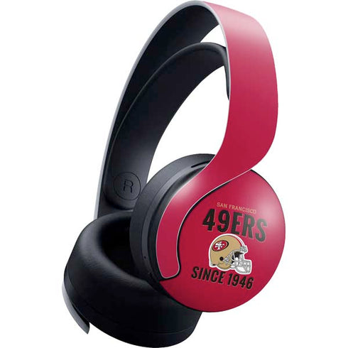 NFL San Francisco 49ers Helmet PULSE 3D Wireless Headset for PS5 Skin
