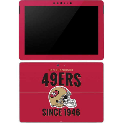 NFL San Francisco 49ers Helmet Surface Go Skin