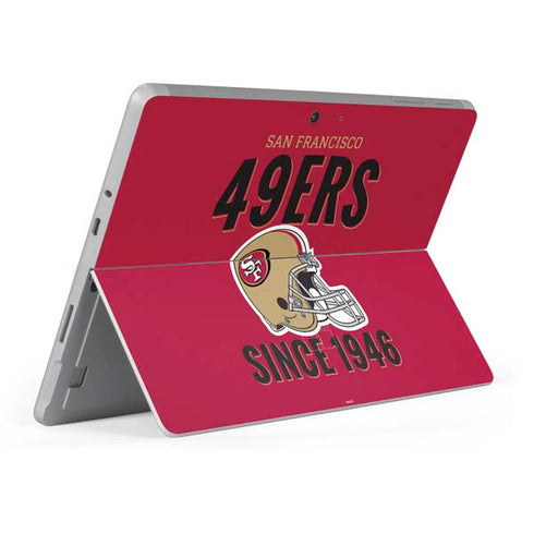 NFL San Francisco 49ers Helmet Surface Go Skin