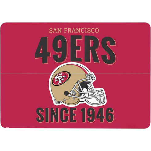 NFL San Francisco 49ers Helmet Surface Laptop Studio Skin