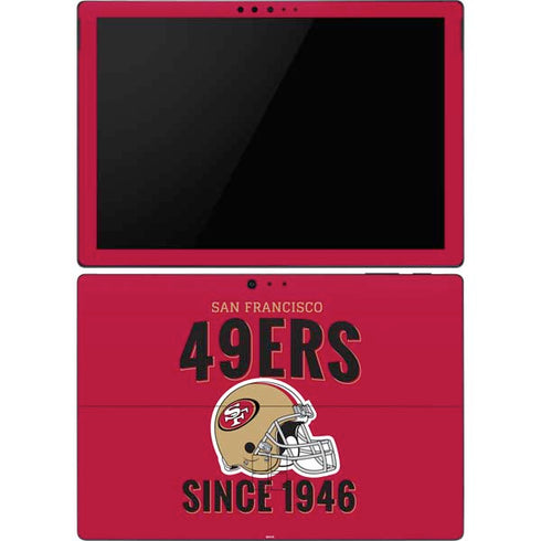 NFL San Francisco 49ers Helmet Surface Pro 6 Skin