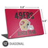 NFL San Francisco 49ers Helmet Universal Laptop 12in (9.8 x 6.8in) Skin