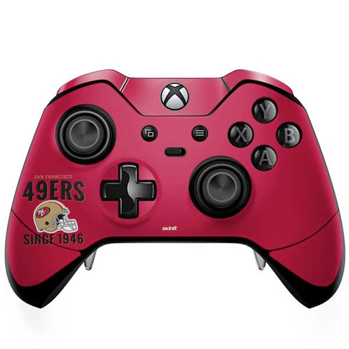 NFL San Francisco 49ers Helmet Xbox One Elite Controller Skin