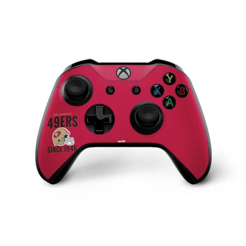 NFL San Francisco 49ers Helmet Xbox One X Controller Skin