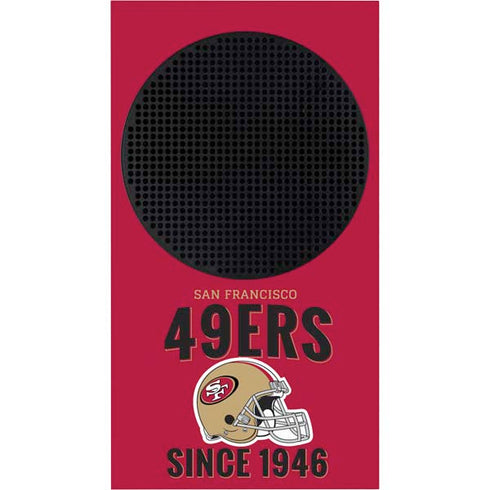 NFL San Francisco 49ers Helmet Xbox Series S Console Skin