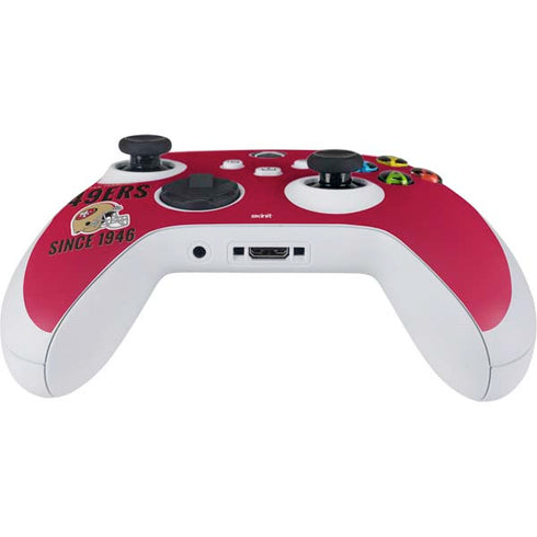 NFL San Francisco 49ers Helmet Xbox Series S Controller Skin